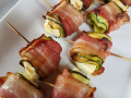 Zucchini-Speck-Feta-Rollen