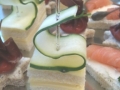 Käse-Gurke-Sandwich